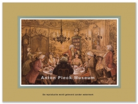 Reproductie: Diner (middenformaat), Anton Pieck