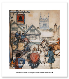 Reproductie: The Bell Inn (grootformaat), Anton Pieck