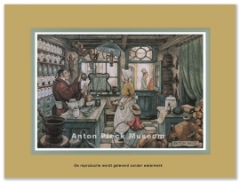 Reproductie: Apotheek (binnen) (middenformaat), Anton Pieck