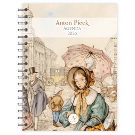 Bureau-agenda: Dame met parasol, 2026, Anton Pieck
