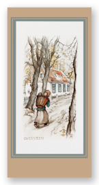 Vignetkaartje: Overveen, Anton Pieck