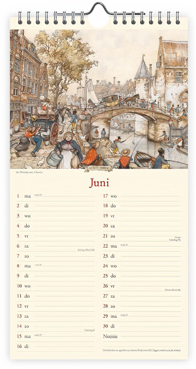 Notitiekalender: King George Inn, 2026, Anton Pieck