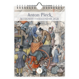 Weeknotitie kalender: Postkoets, 2026, Anton Pieck