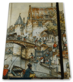 Notitieboek A5: Stadsgezicht, Anton Pieck