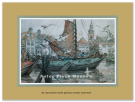 Reproductie: Blokzijl (middenformaat), Anton pieck