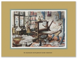 Reproductie: Drukker (middenformaat), Anton Pieck