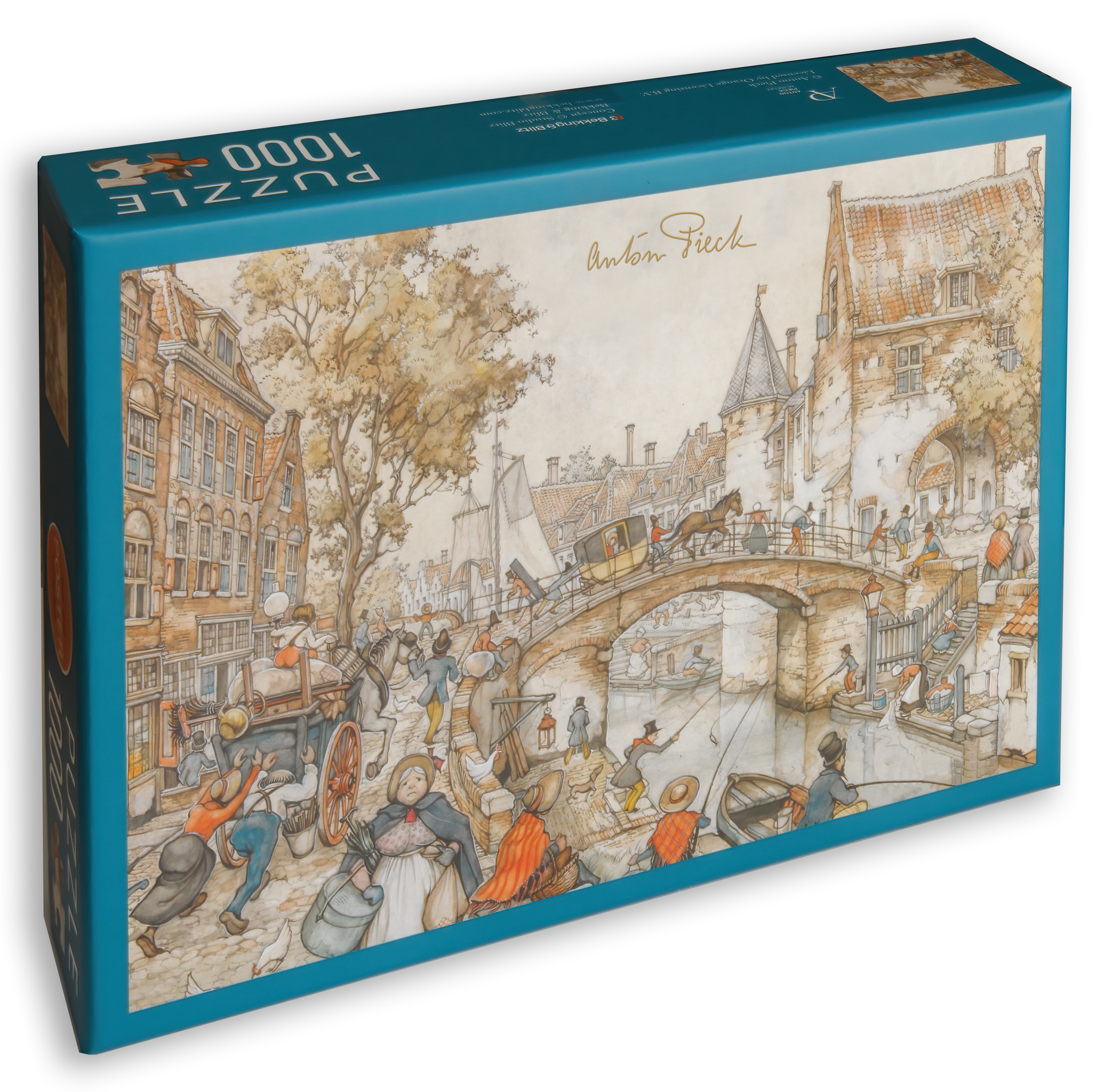 Puzzel: Stadsgezicht, Anton Pieck