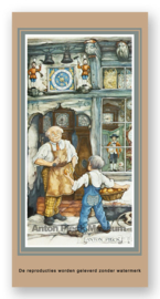 Vignetkaartje: Klokkenwinkel, Anton Pieck
