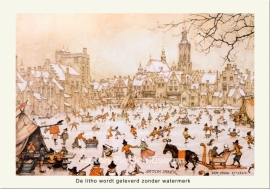 Fotolitho: Den Haag (grootformaat), Anton Pieck