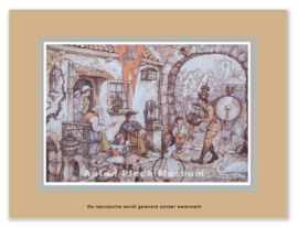 Reproductie: Koperen Ko (grootformaat), Anton Pieck