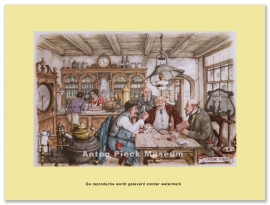 Reproductie: Kroeg (kleinformaat), Anton Pieck