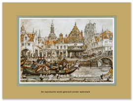 Reproductie: Boter en kaas (middenformaat), Anton pieck