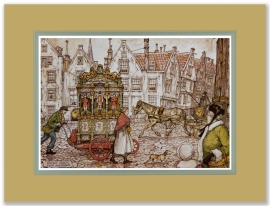 Reproductie: Amsterdam Spui (middenformaat), Anton Pieck