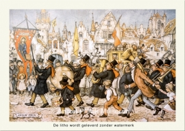 Fotolitho: Fanfare (grootformaat), Anton Pieck