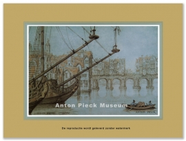 Reproductie: London, Bridge (middenformaat), Anton Pieck