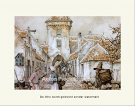 Fotolitho: Hattem (kleinformaat), Anton Pieck