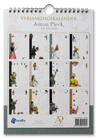 Verjaardagskalender: Anton Pieck in detail