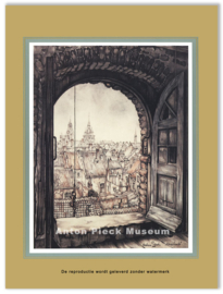Reproductie: Maastricht Uitkijk op de stad (middenformaat), Anton Pieck