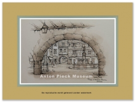 Reproductie: Colmar (Frankrijk) (middenformaat), Anton Pieck