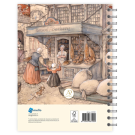 Bureau-agenda: Brood Backery, 2025, Anton Pieck