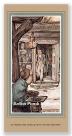 Vignetkaartje: Curiosity Shop, Anton Pieck