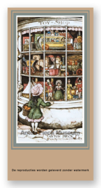 Vignetkaartje: Toy-Shop, Anton Pieck