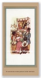 Vignetkaartje: Poppenkast, Anton Pieck