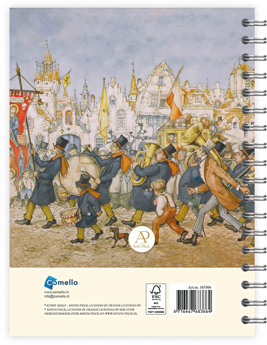 Bureau-agenda: Fanfare, 2026, Anton Pieck