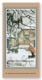 Vignetkaartje: Vogelenzang, Anton Pieck