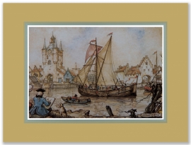 Reproductie: Zierikzee (middenformaat), Anton Pieck