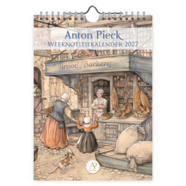 Weeknotitie kalender: Brood-Backery, 2027, Anton Pieck