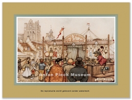 Reproductie: Circus Variété C.Robinson (kleinformaat), Anton Pieck