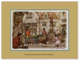 Reproductie: Kantkloster (middenformaat), Anton Pieck