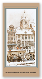 Vignetkaartje: Utrecht langs de gracht, Anton Pieck