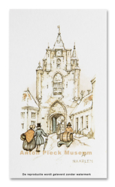 Vignetkaartje: Haarlem, Anton Pieck