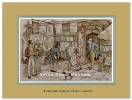 Reproductie: Boekenshop (middenformaat), Anton Pieck