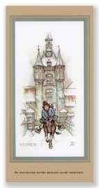 Vignetkaartje: Vianen, Anton Pieck