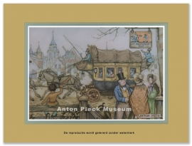 Reproductie: Reisende man (middenformaat), Anton Pieck