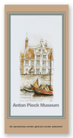 Vignetkaartje: Delfshaven, Oude stadhuis, Anton Pieck