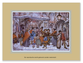 Reproductie: Carol Singers (grootformaat), Anton Pieck