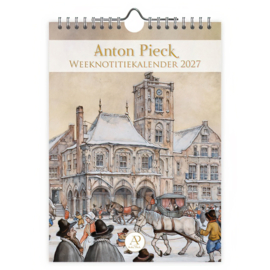 Weeknotitie kalender: Stadhuis Amsterdam, 2027, Anton Pieck