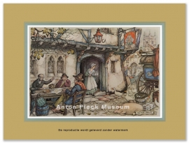 Reproductie: Terras (middenformaat), Anton Pieck