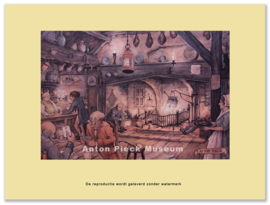 Reproductie: Herberg (grootformaat), Anton Pieck