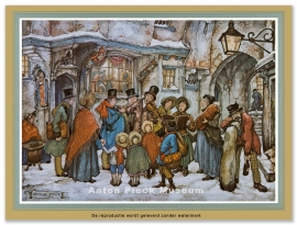 Reproductie: Carol Singers (extra grootformaat), Anton Pieck