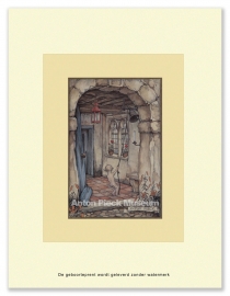 Geboorteprent: Baby luidt de klok, Anton Pieck