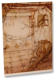 Ansichtkaart: Doornroosje, Anton Pieck