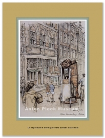 Reproductie: Amsterdam Leeuwenburg(middenformaat), Anton Pieck