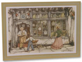 Kaart: Klokkenwinkel, Anton Pieck