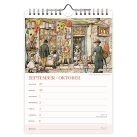 Weeknotitie kalender: De Oliphant, 2025, Anton Pieck