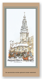 Vignetkaartje: Amsterdam, Haringpakkerstoren, Anton Pieck